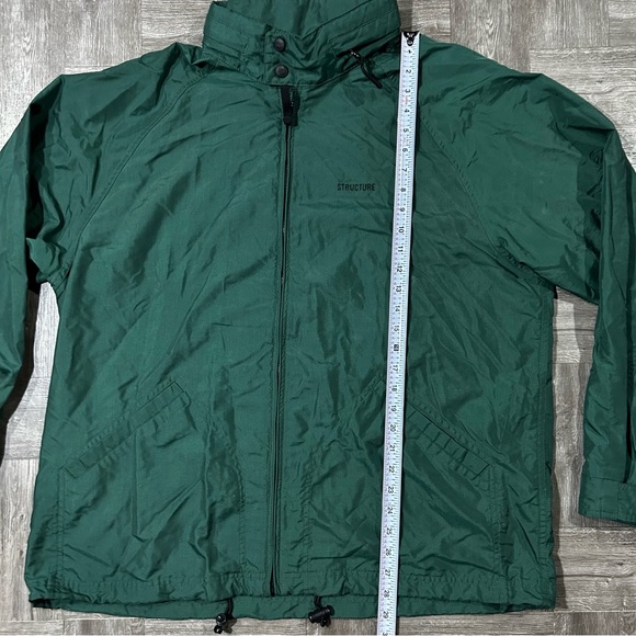 Men’s Structure Windbreaker Full Zip Jacket Size Large - Picture 4 of 13
